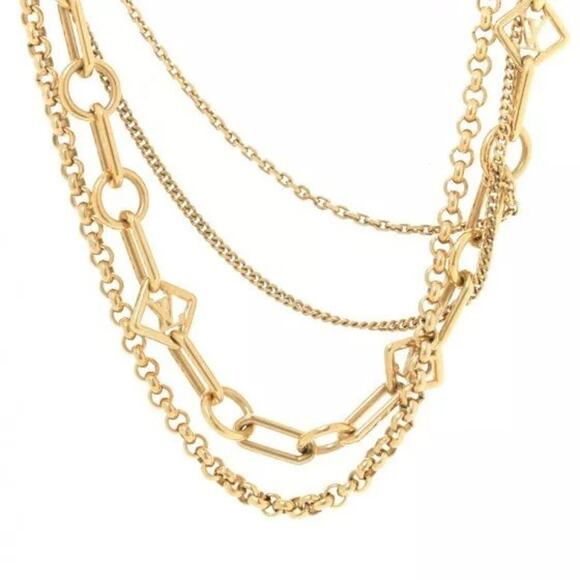 Louis Vuitton Jewelry - Louis Vuitton *RARE* Collier Vegas Chaine Necklace w/dustbag+box